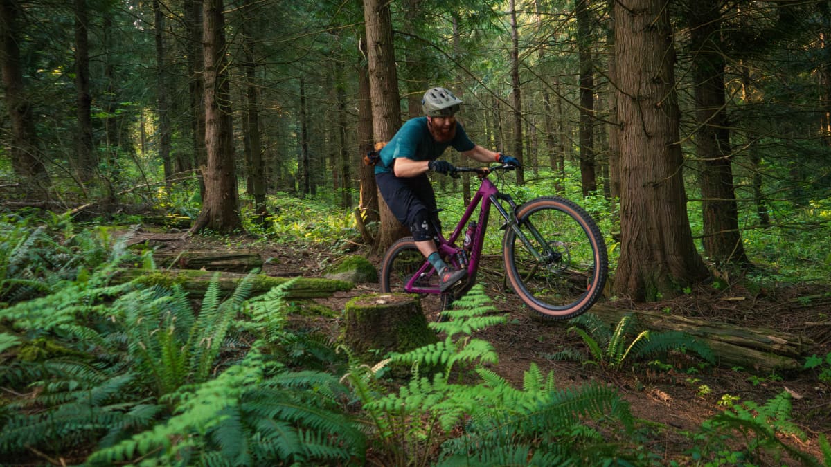 Mountain bike clearance leg protection