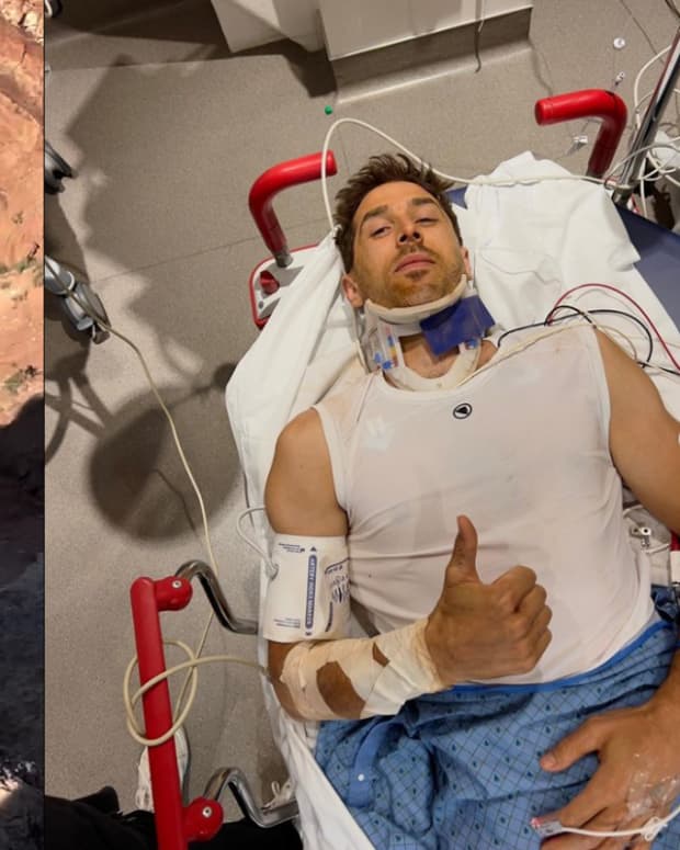 Gee Atherton Life Flighted From Rampage Venue After Massive Crash In