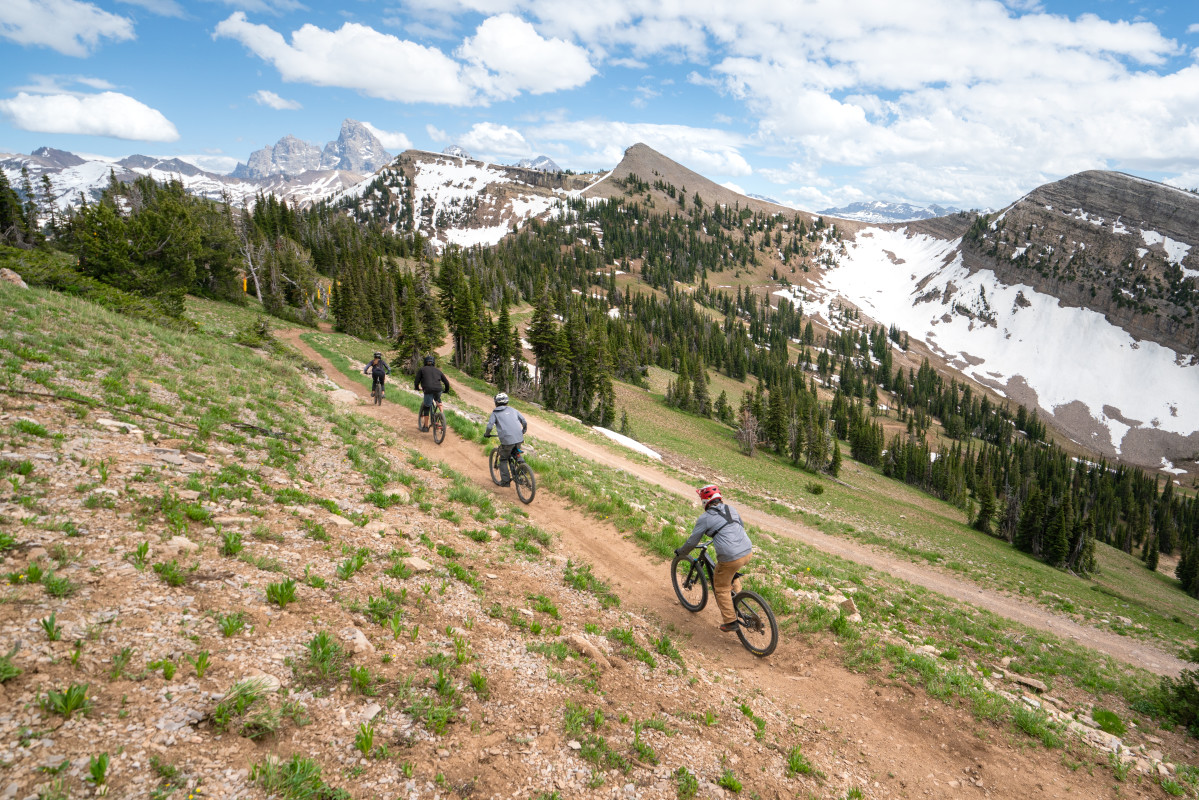 A New Era at the Grand Targhee Bike Park: Trails Manager Kevin Frazier
has big dreams for the Wyoming resort's MTB future.