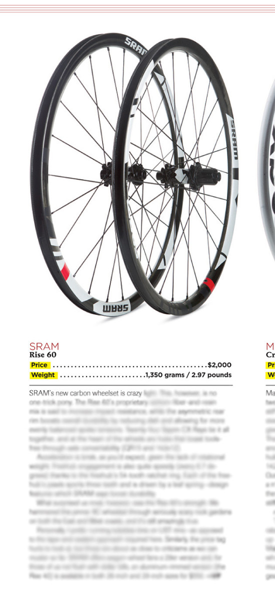 sram rise 60 26