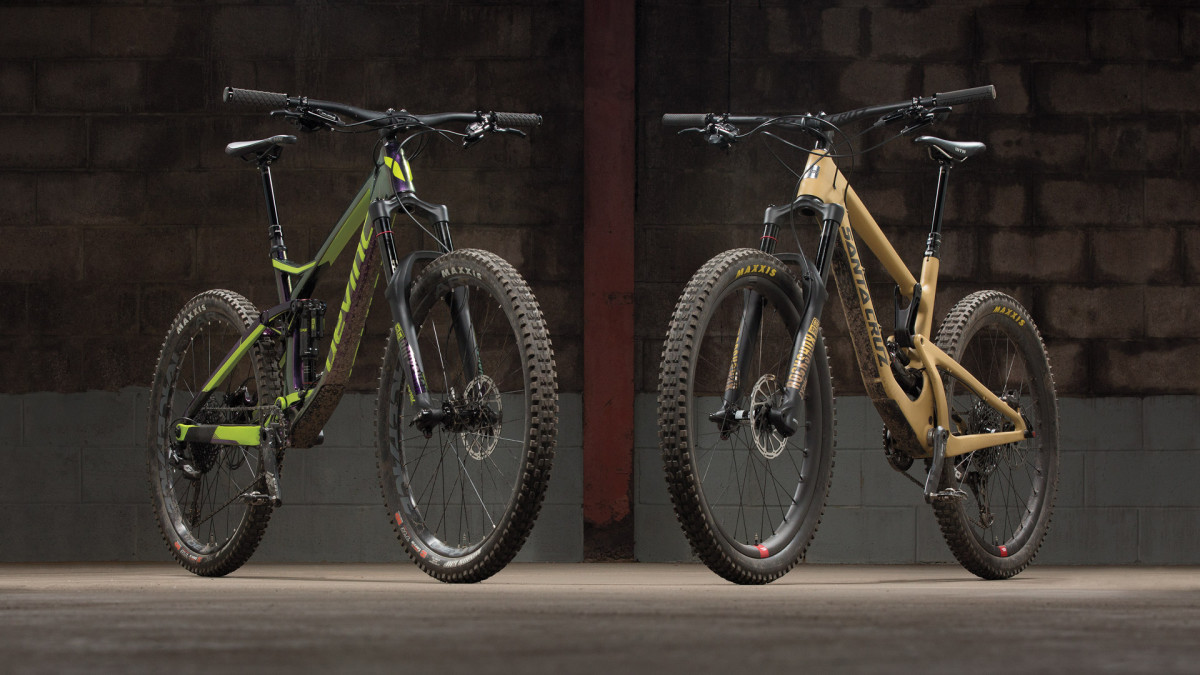 Bible Versus Devinci Spartan vs. Santa Cruz Nomad BikeMag