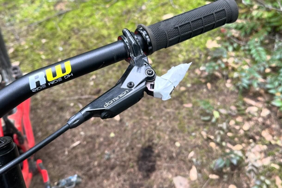 YouTuber Has Unique Temporary Solution To Snapped Brake Lever - BikeMag