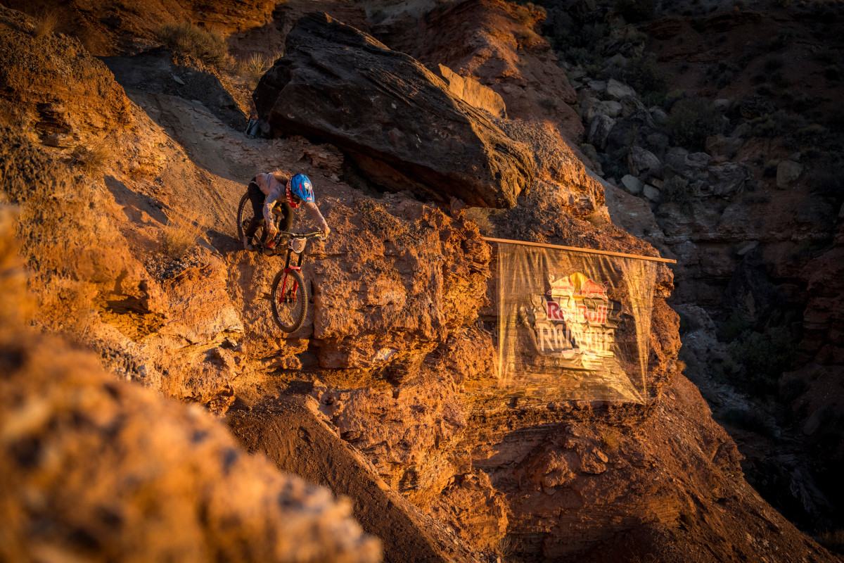 Casey Brown Has First Women S Top To Bottom Run During Red Bull Rampage   Casey Brown At Red Bull Rampage 2024 