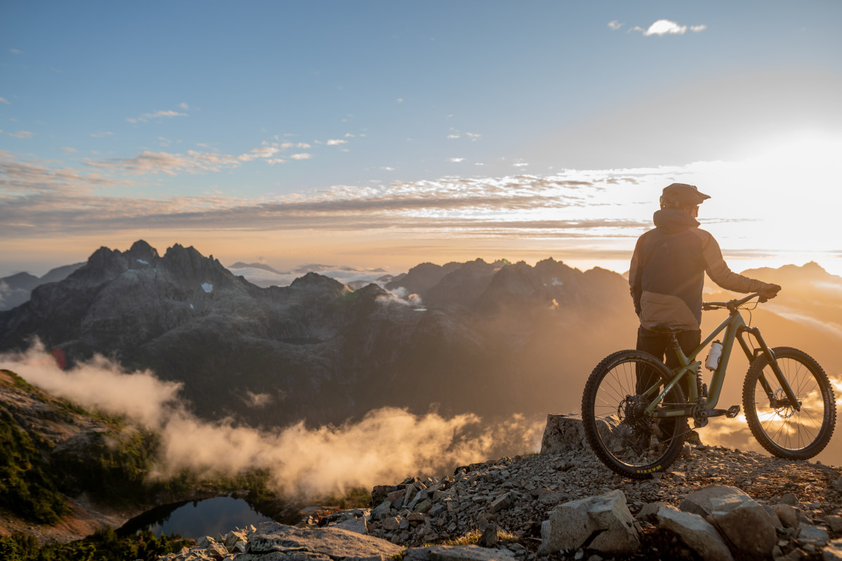 A First Mountain Biker to Ride Down Vancouver Island's 5040 Peak - BikeMag