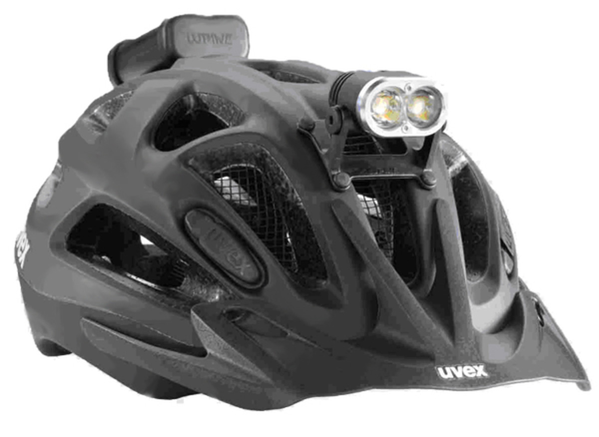 mtb helmet light mount